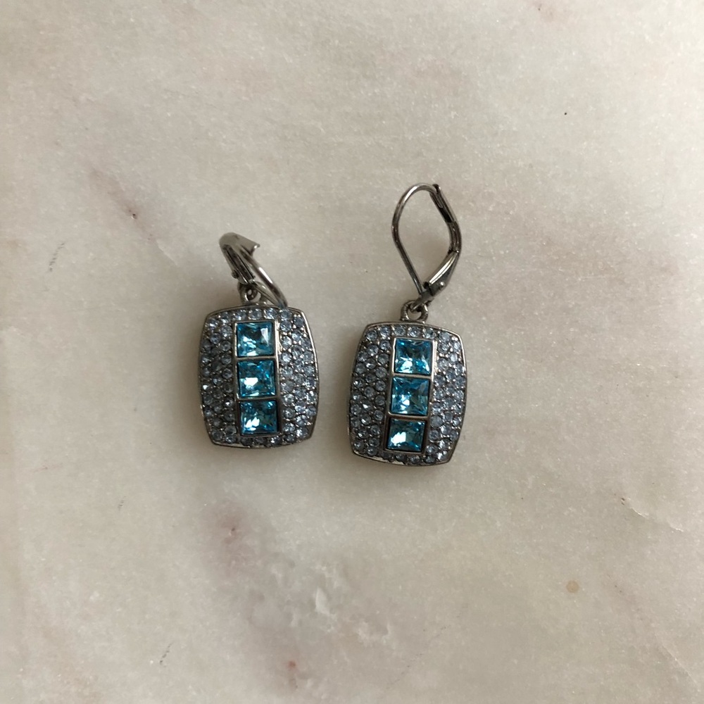 Givenchy Blue Stone Earrings